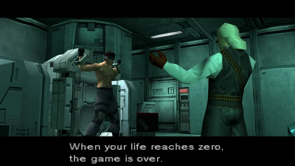 Metal Gear Solid Gameplay Screenshot Snake & Ocelot