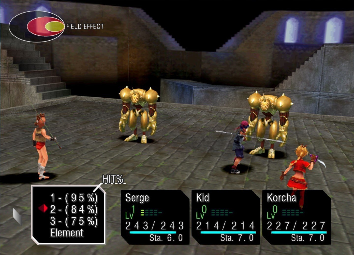 Chrono Cross Combat System