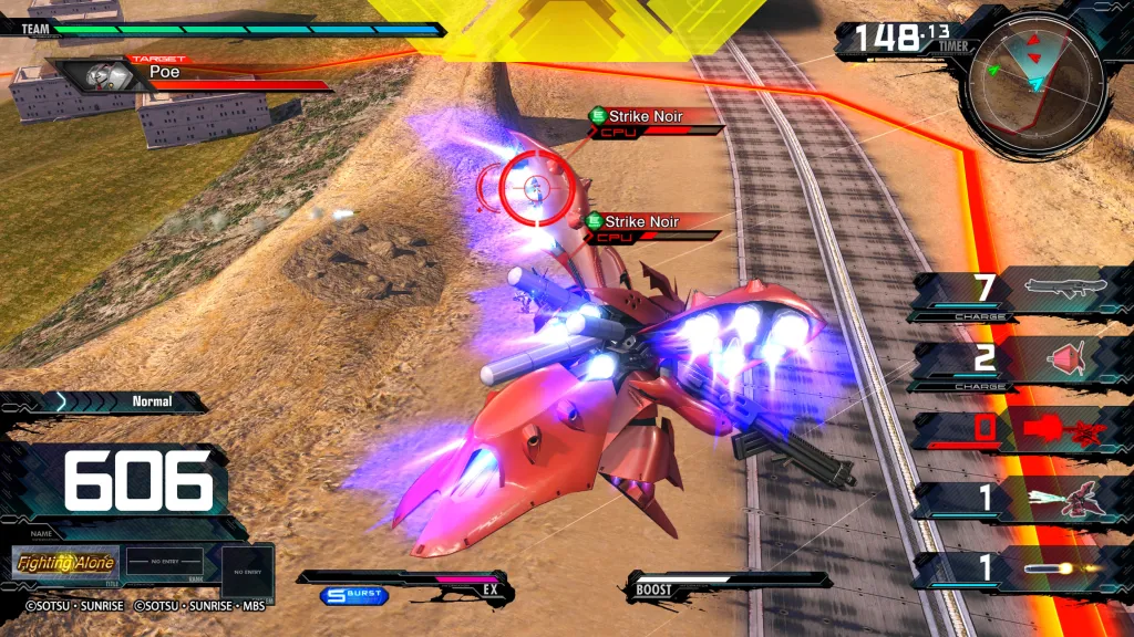 Game Gundam Mobile Suit Gundam Extreme VS Maxi Boost On Gameplay