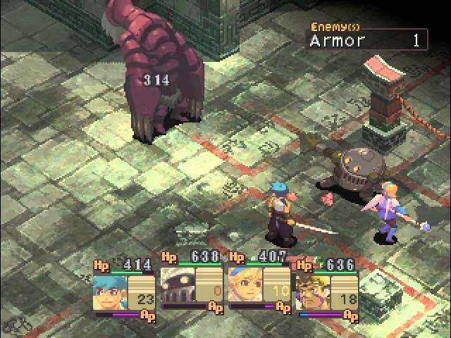Game RPG PS1 Breath of Fire IV Gameplay