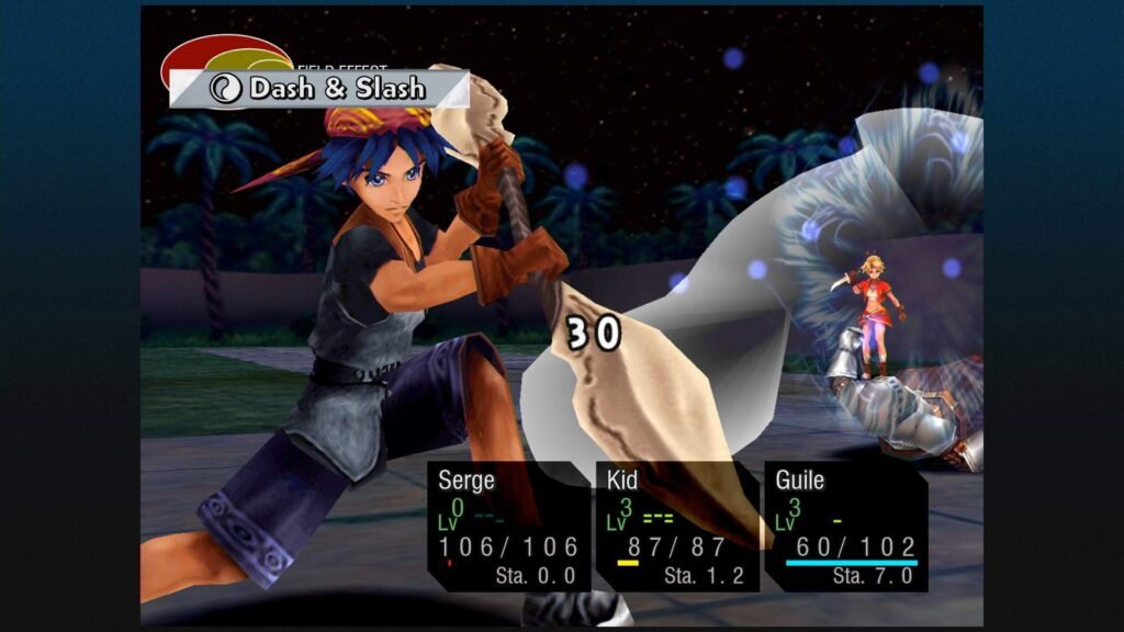 Game RPG PS1 Chrono Cross Gameplay