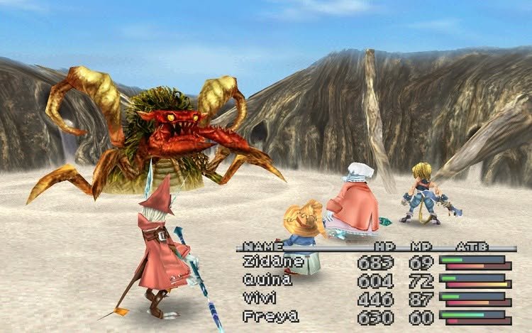 Game RPG PS1 Final Fantasy IX Gameplay