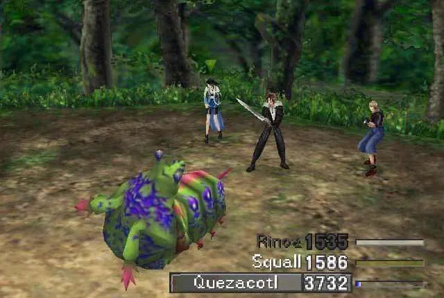 Game RPG PS1 Final Fantasy VIII gameplay