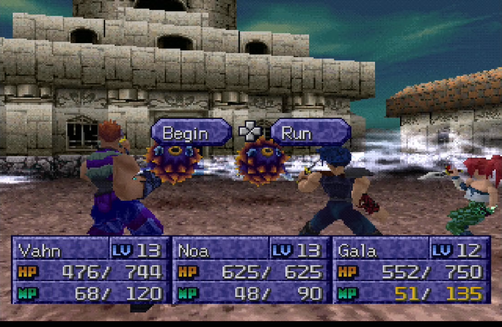 Game RPG PS1 Legend of Legaia Gameplay