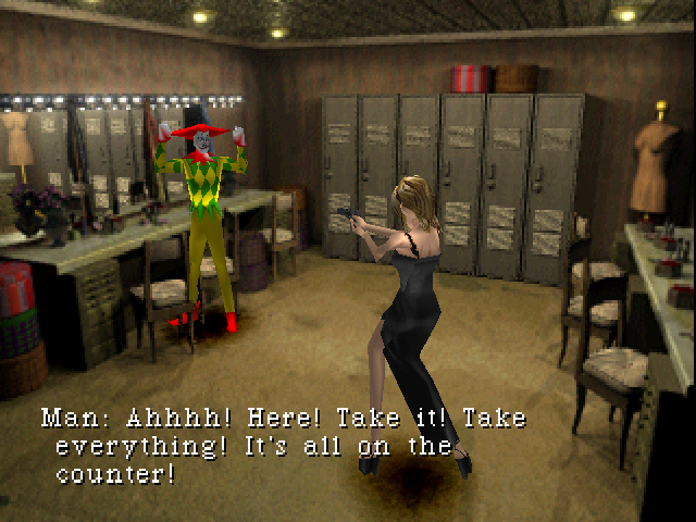 Game RPG PS1 Parasite Eve Gameplay