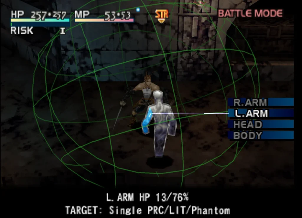 Game RPG PS1 Vagrant Story Gameplay