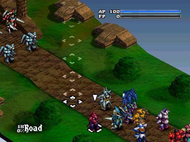 Game RPG PS1 Vanguard Bandits Gameplay