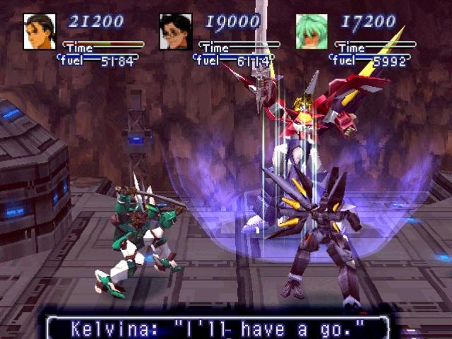 Game RPG PS1 Xenogears Gameplay