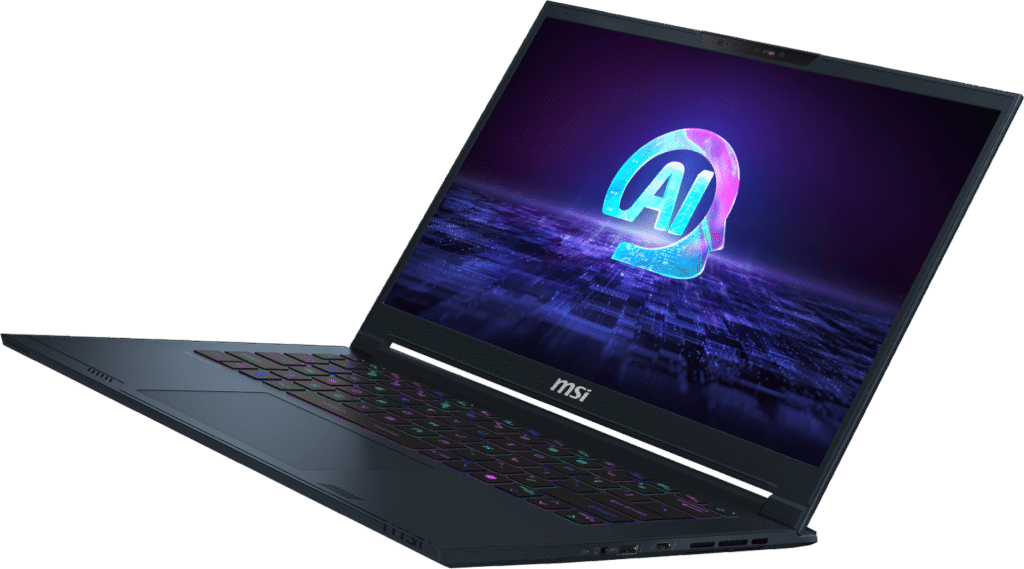 Laptop Tipis Gaming MSI Stealth 14 AI Studio