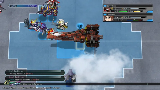 SD Gundam G Generations Cross Rays gameplay