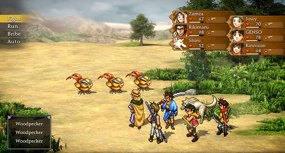 Suikoden 2 Battle Screenshot