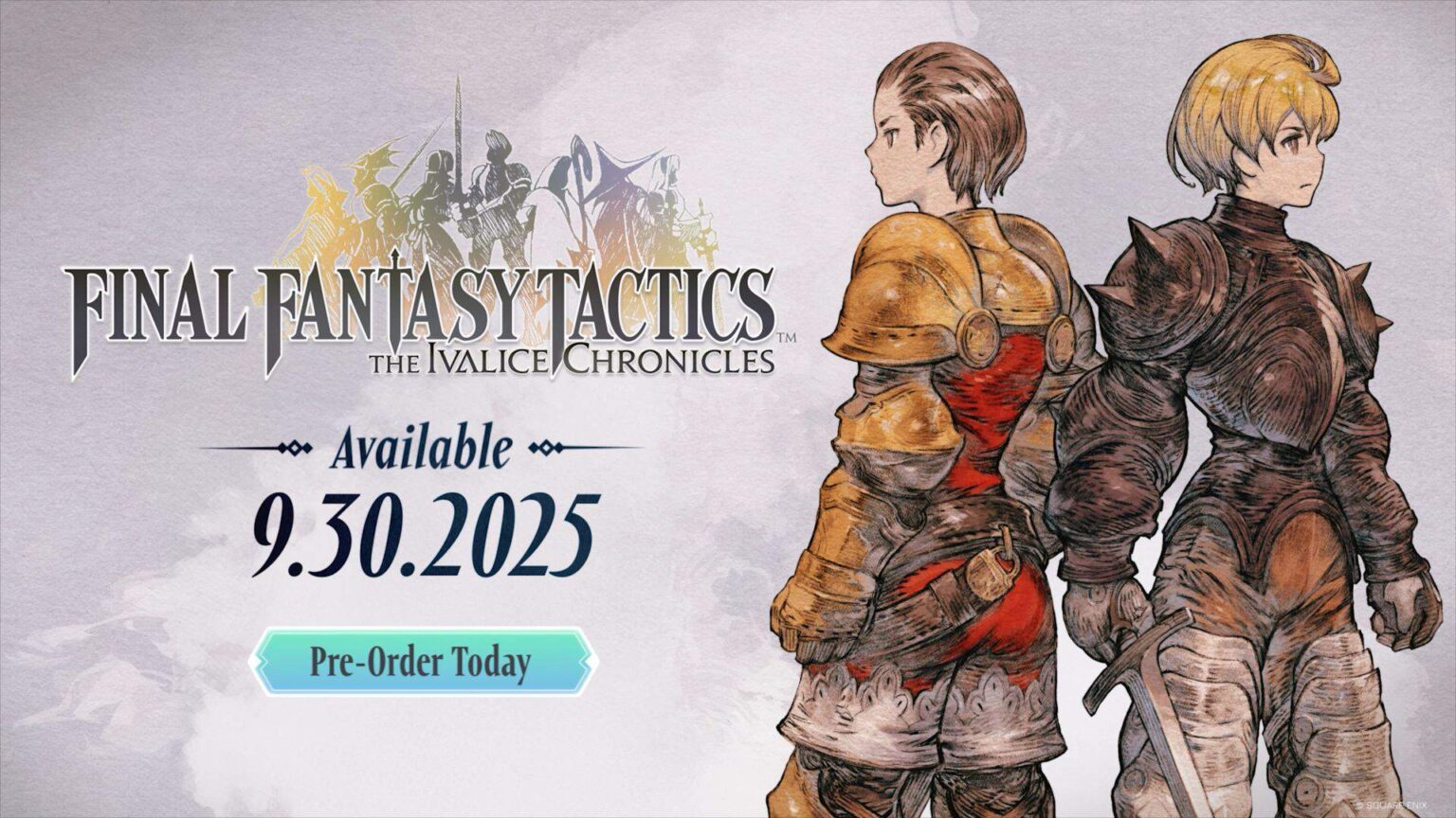Final Fantasy Tactics: The Ivalice Chronicles Rilis 30 September, Versi Klasik dan Modern Tersedia Tanggal Rilis Final Fantasy Tactics Ivalice Chronicles