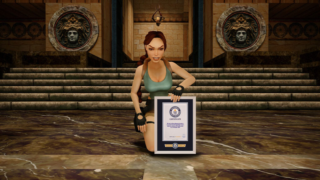 Lara Croft Guiness World Records