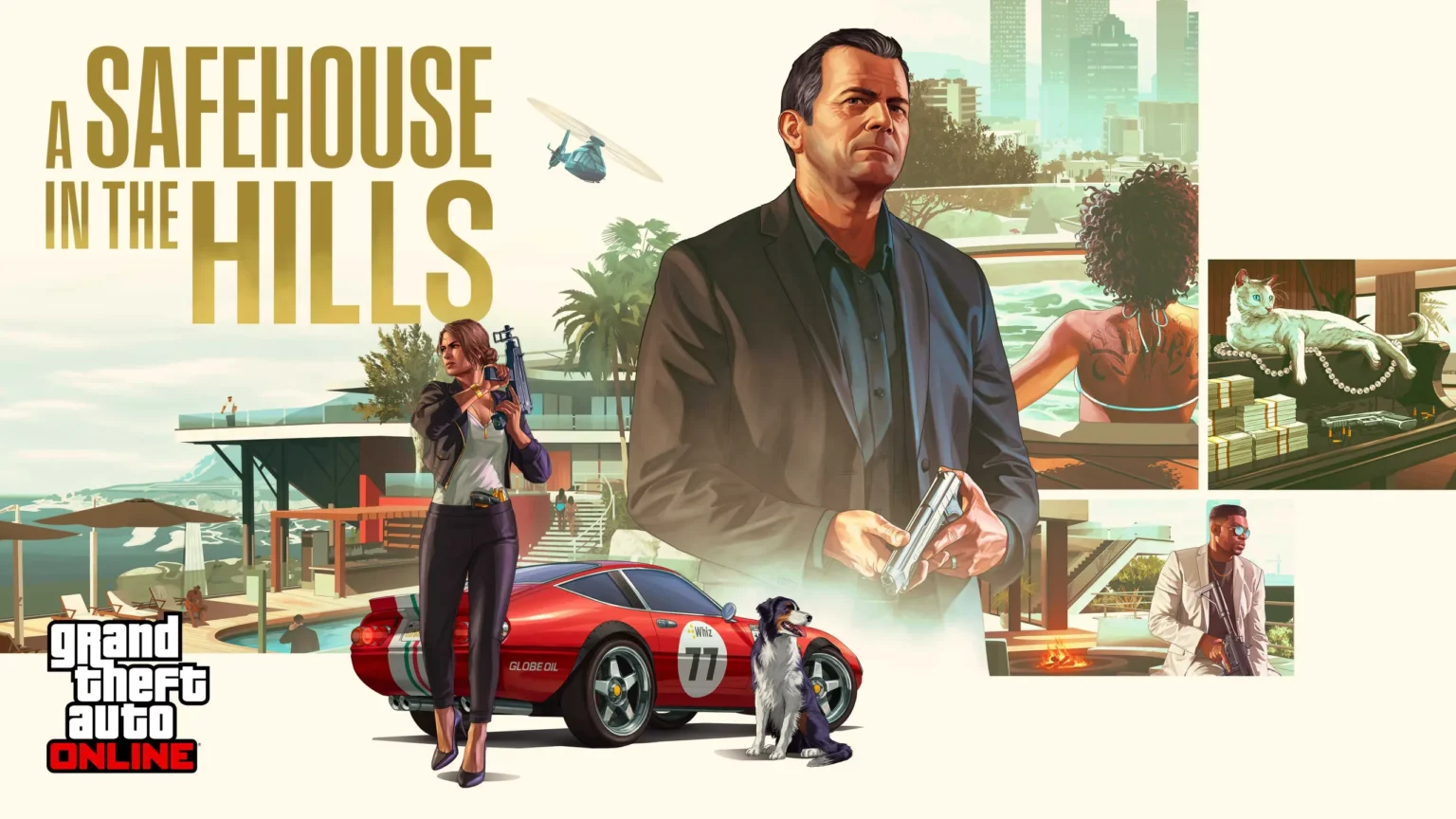 Michael De Santa Kembali di GTA Online Lewat Update “A Safehouse in the Hills”