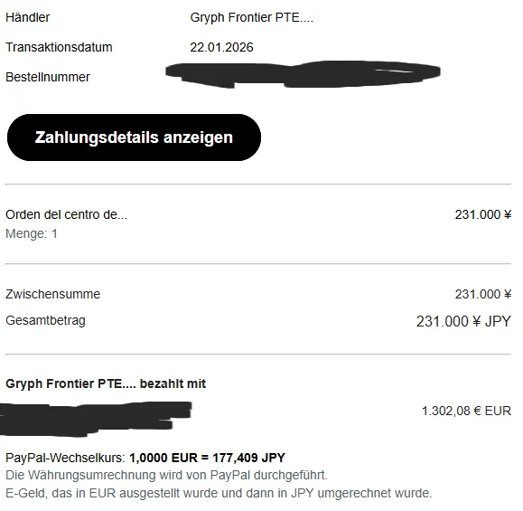 Bug pembayaran Arknights Endfield Screenshot