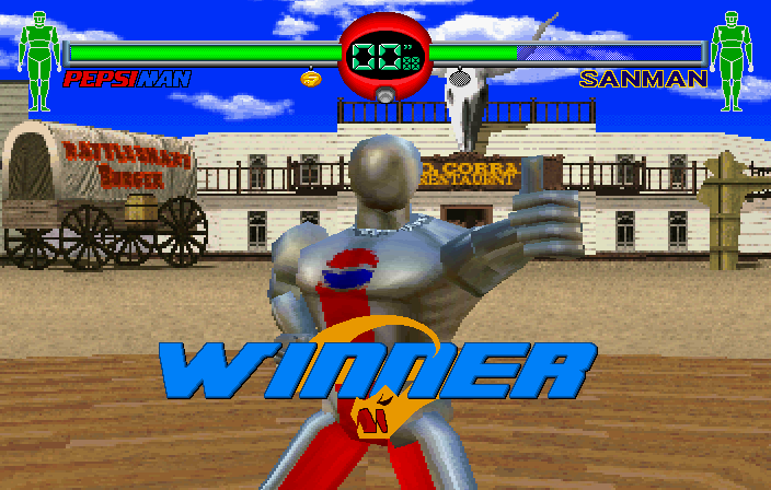 Pepsiman Cameo Fighting Vipers