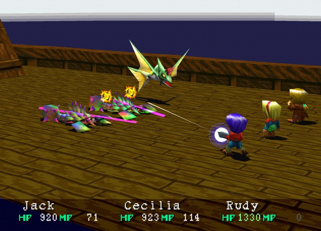 Wild Arms Battle Screenshot