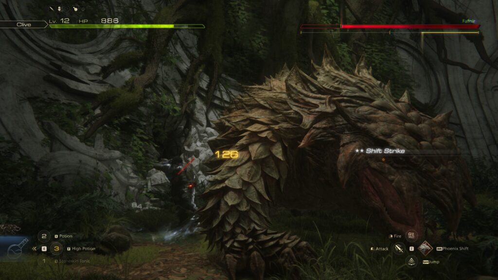 Final Fantasy XVI Review Screenshot Clive Rosfield Battle