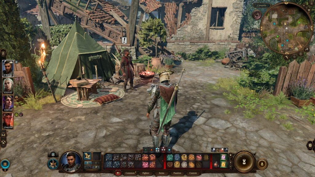 Baldur's Gate 3 Camp