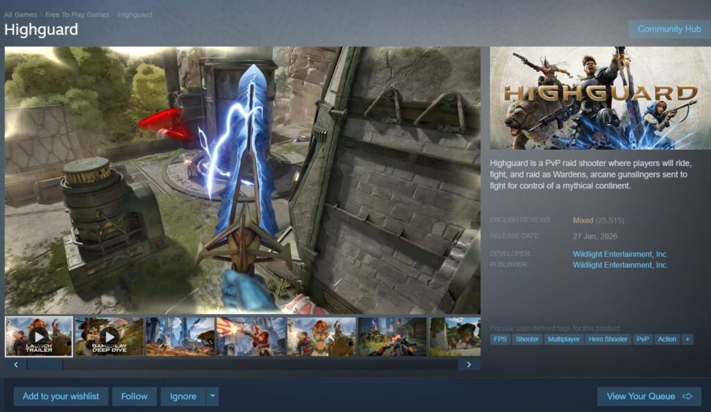 Highguard Rating Patch Terbaru