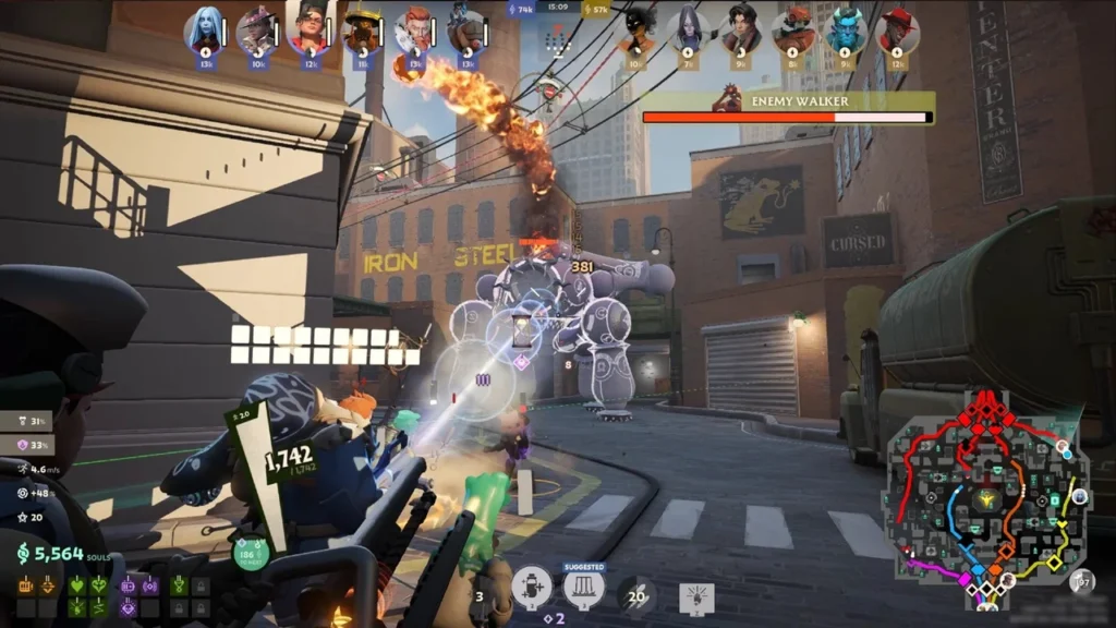 Game MOBA PC Deadlock Gameplay