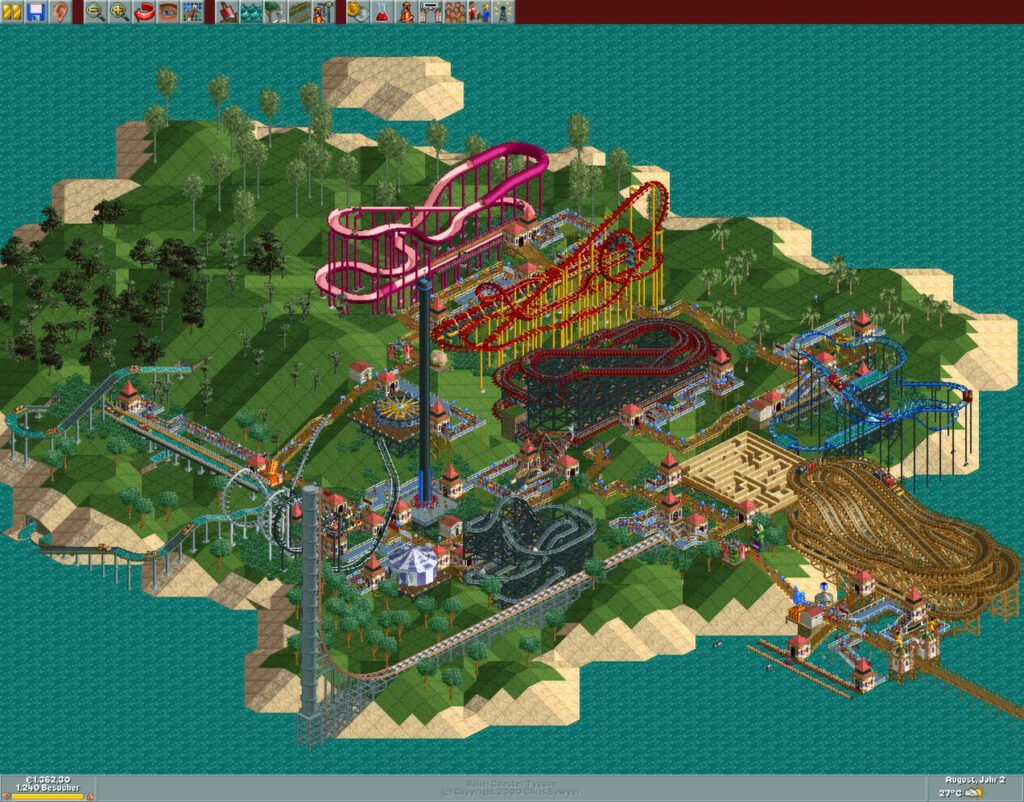 Game PC Ringan RollerCoaster Tycoon Deluxe
