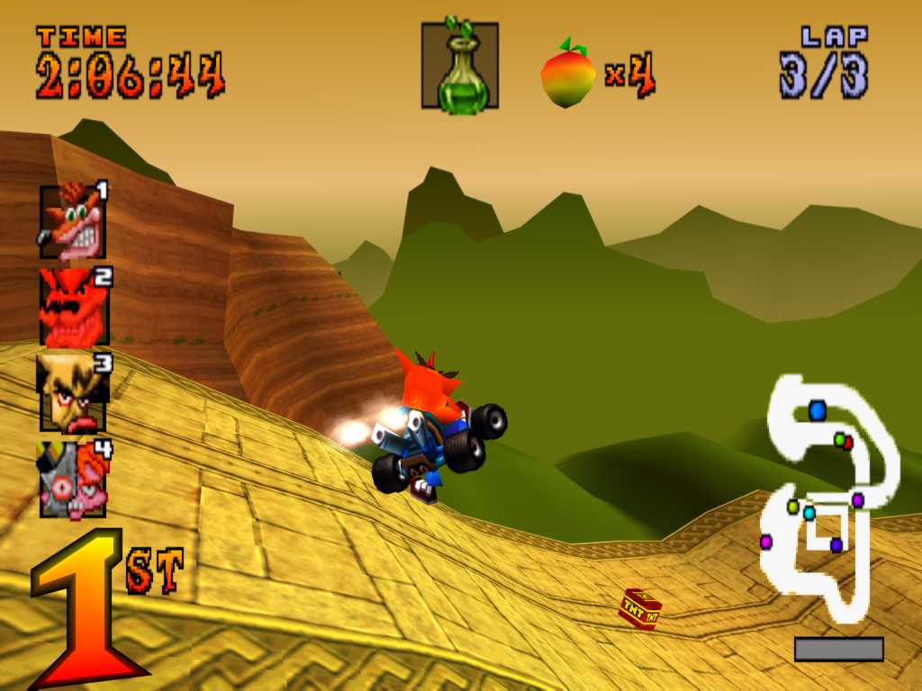 Game PS1 Terbaik Crash Team Racing Gameplay
