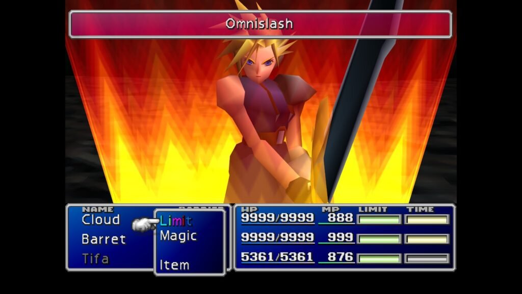Game PS1 Terbaik Final Fantasy VII Gameplay