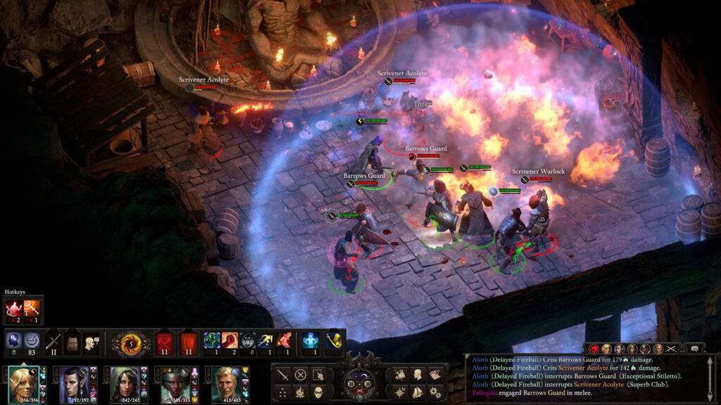Game RPG PC Pillars of Eternity II Deadfire Gameplay