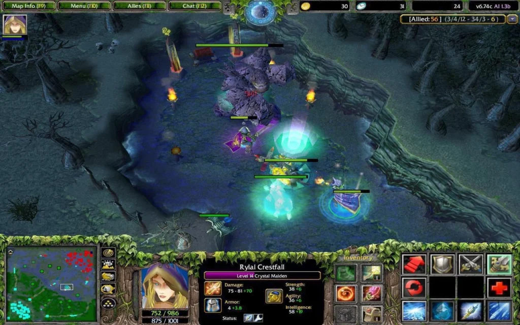 Game Warnet DOTA Gameplay