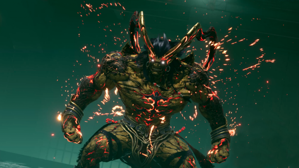 Jin Ifrit Final Fantasy VII Remake Battle