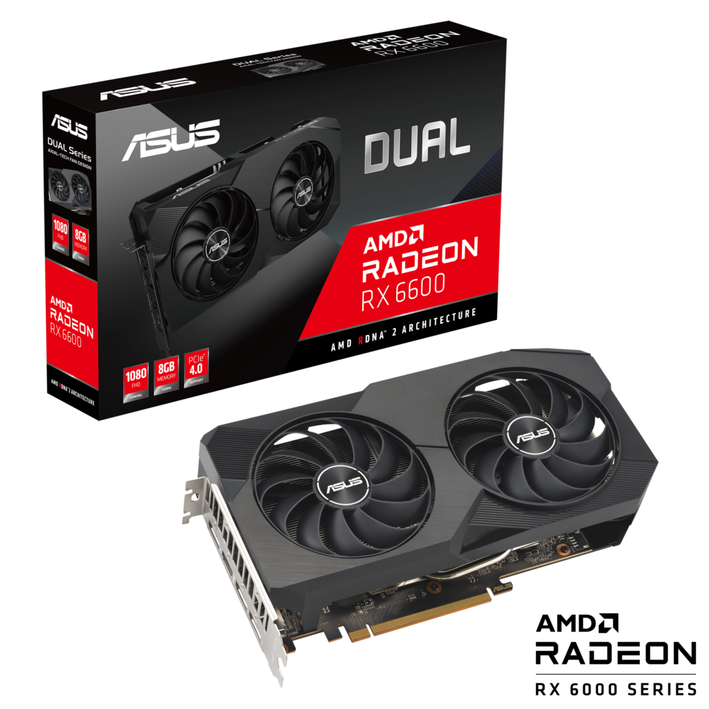 VGA Murah ASUS DUAL Radeon RX 6600 8GB GDDR6