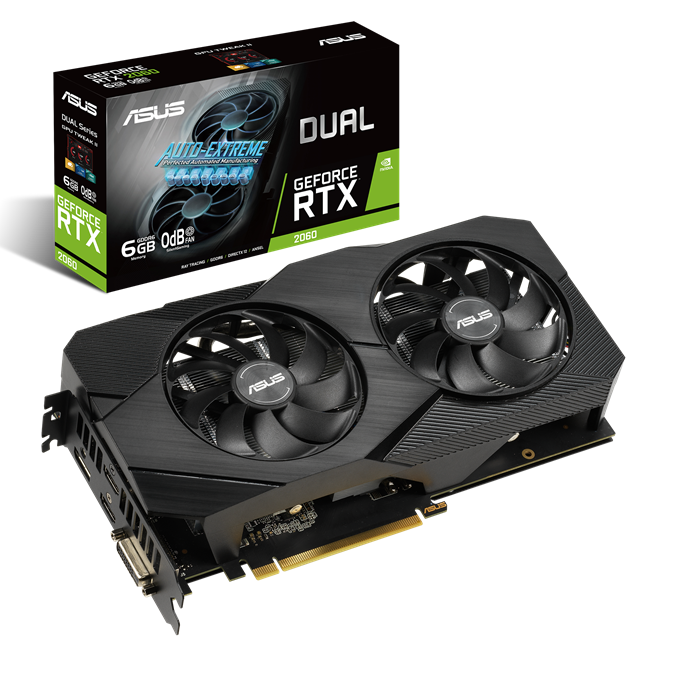 VGA Murah ASUS GeForce RTX 2060 Dual EVO OC GDDR6 6GB