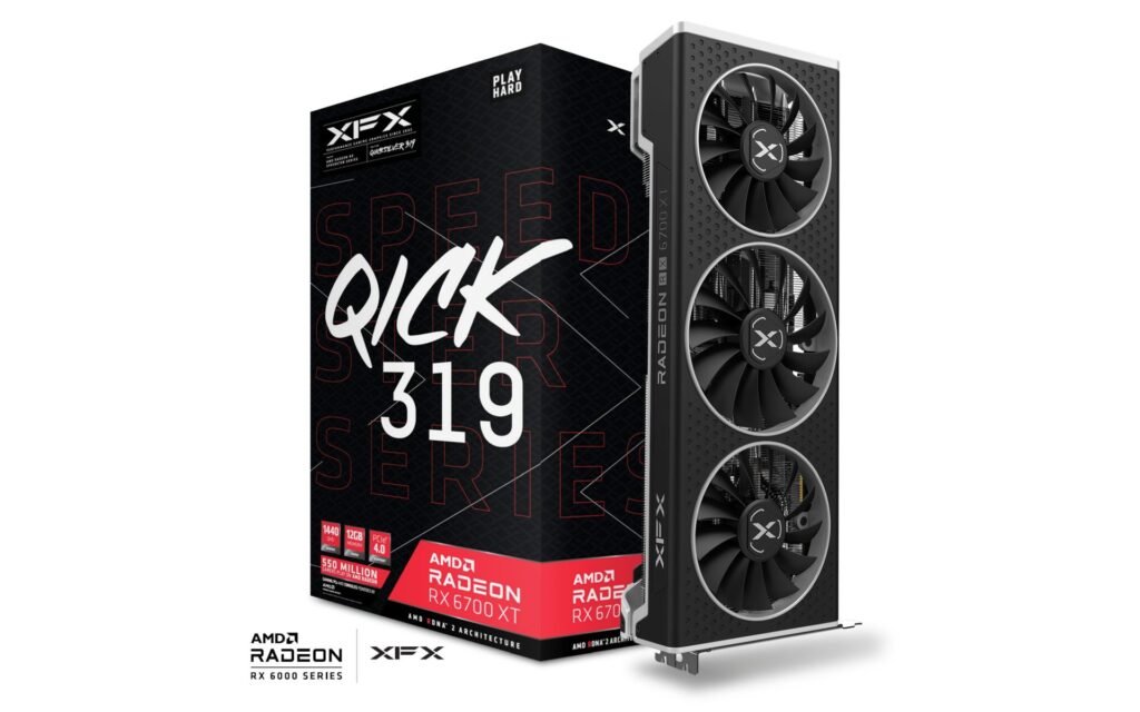 VGA Murah XFX SPEEDSTER QICK 319 AMD RADEON RX 6700 XT BLACK 12GB GDDR6