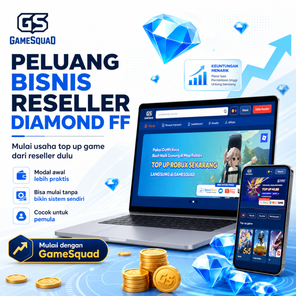 GameSquad Reseller Top Up Games