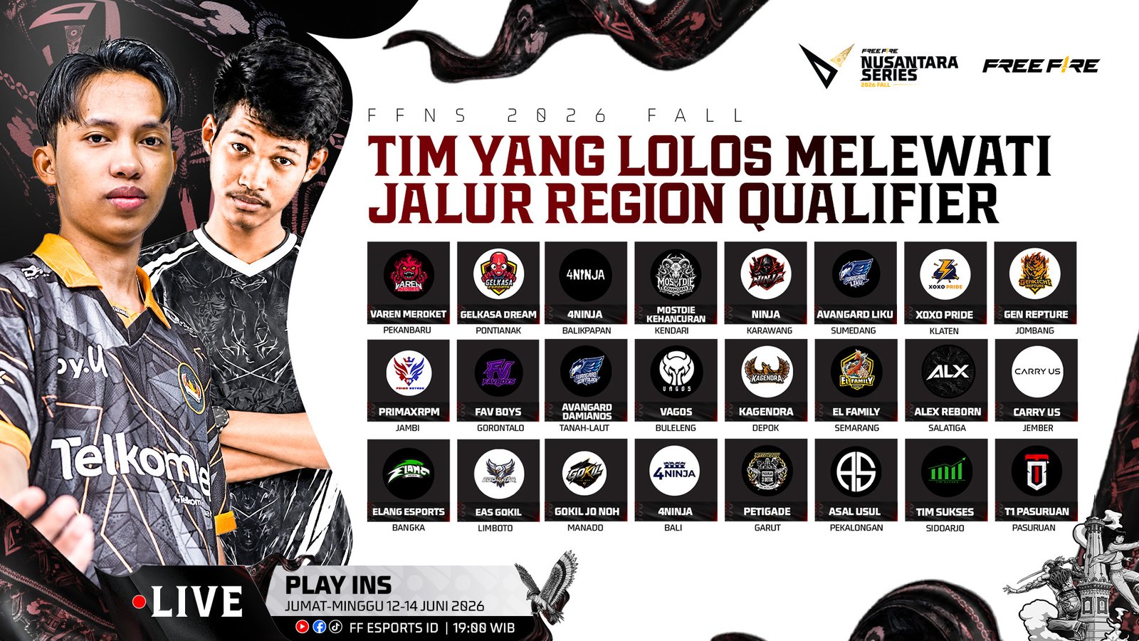 Offline Qualifiers Advance to Playins