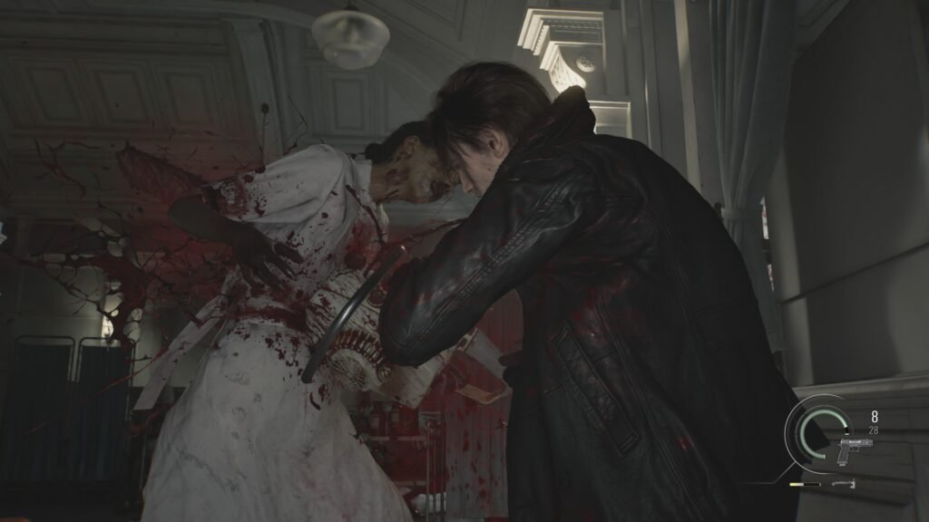 Resident Evil Requiem Leon Gergaji Mesin