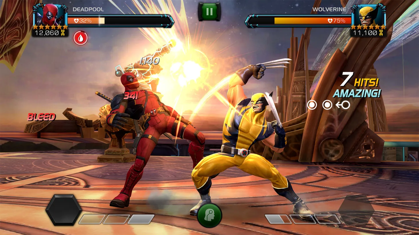 Game Fighting Android Terbaik Marvel Contest of Champions Gameplay