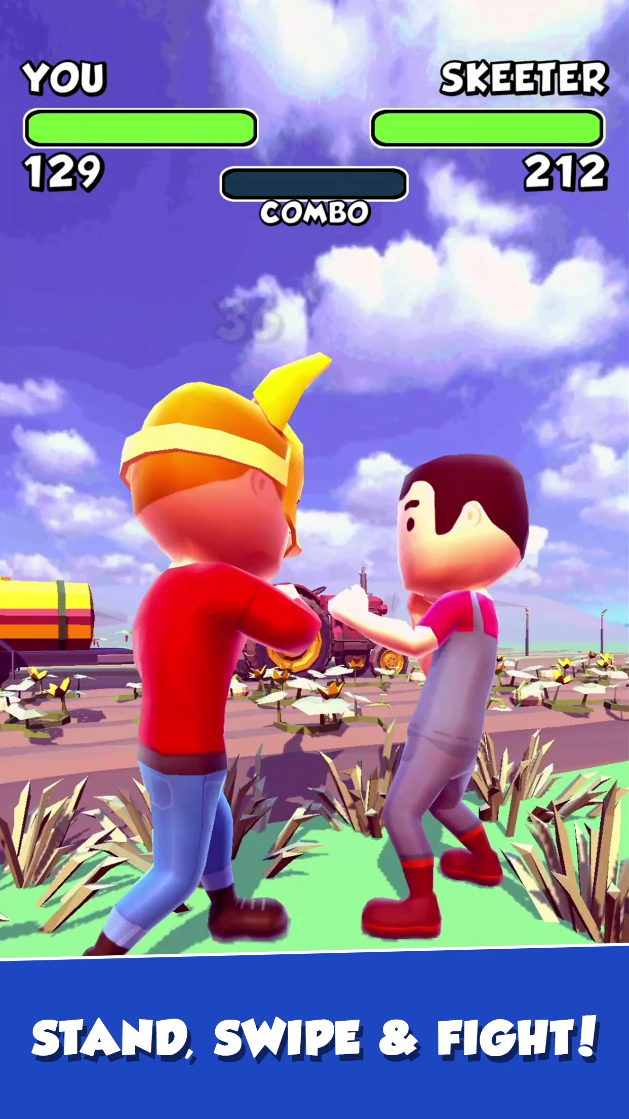 Game Fighting Android Terbaik Swipe Fight! Gameplay