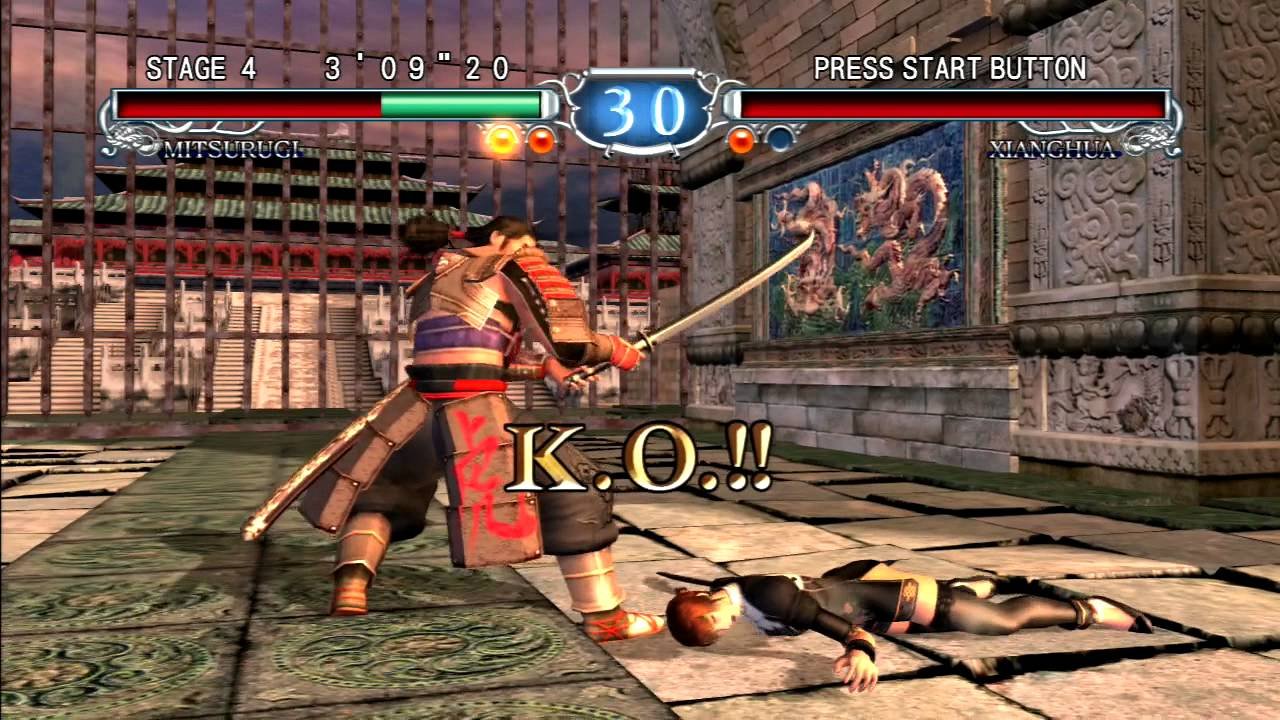 Game Fighting PS2 Soulcalibur II Gameplay