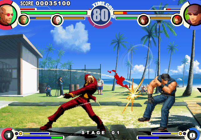 Game Fighting PS2 The King of Fighters XI Gameplay