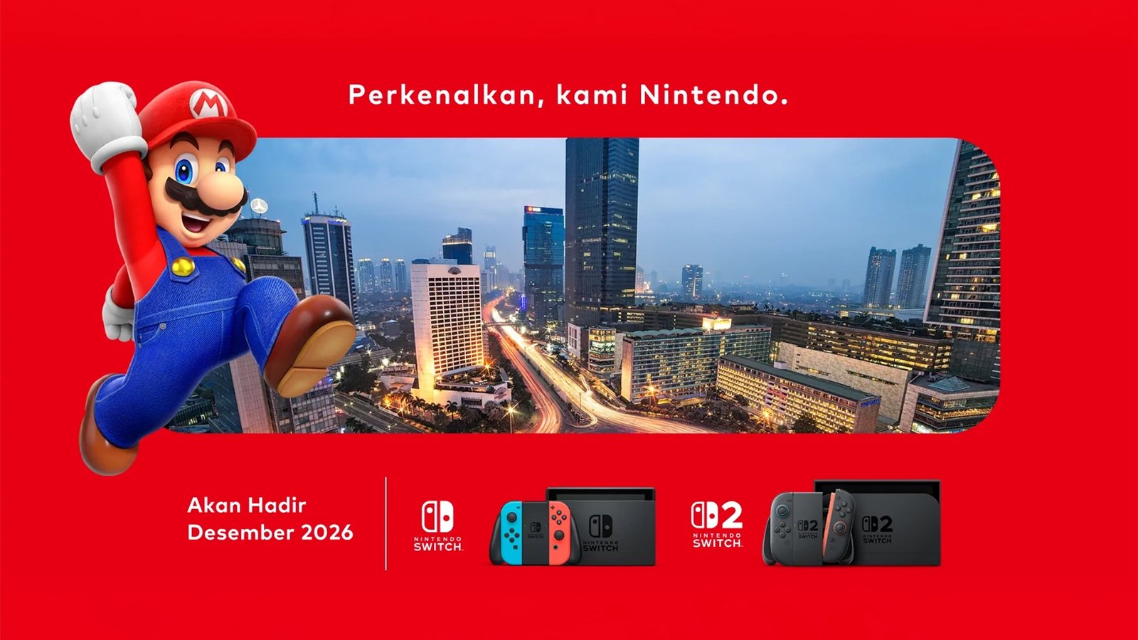 Nintendo resmi masuk Indonesia