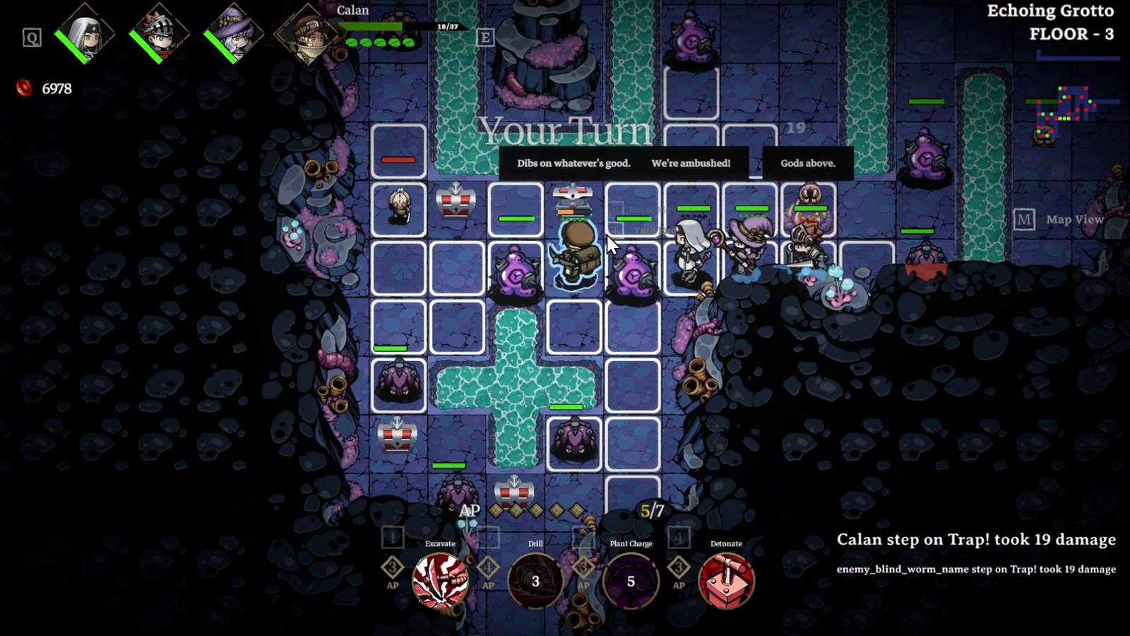 Echoes from Below Mechanics