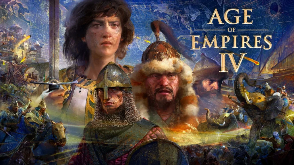 Game Strategi Perang Age of Empires IV Cover Art