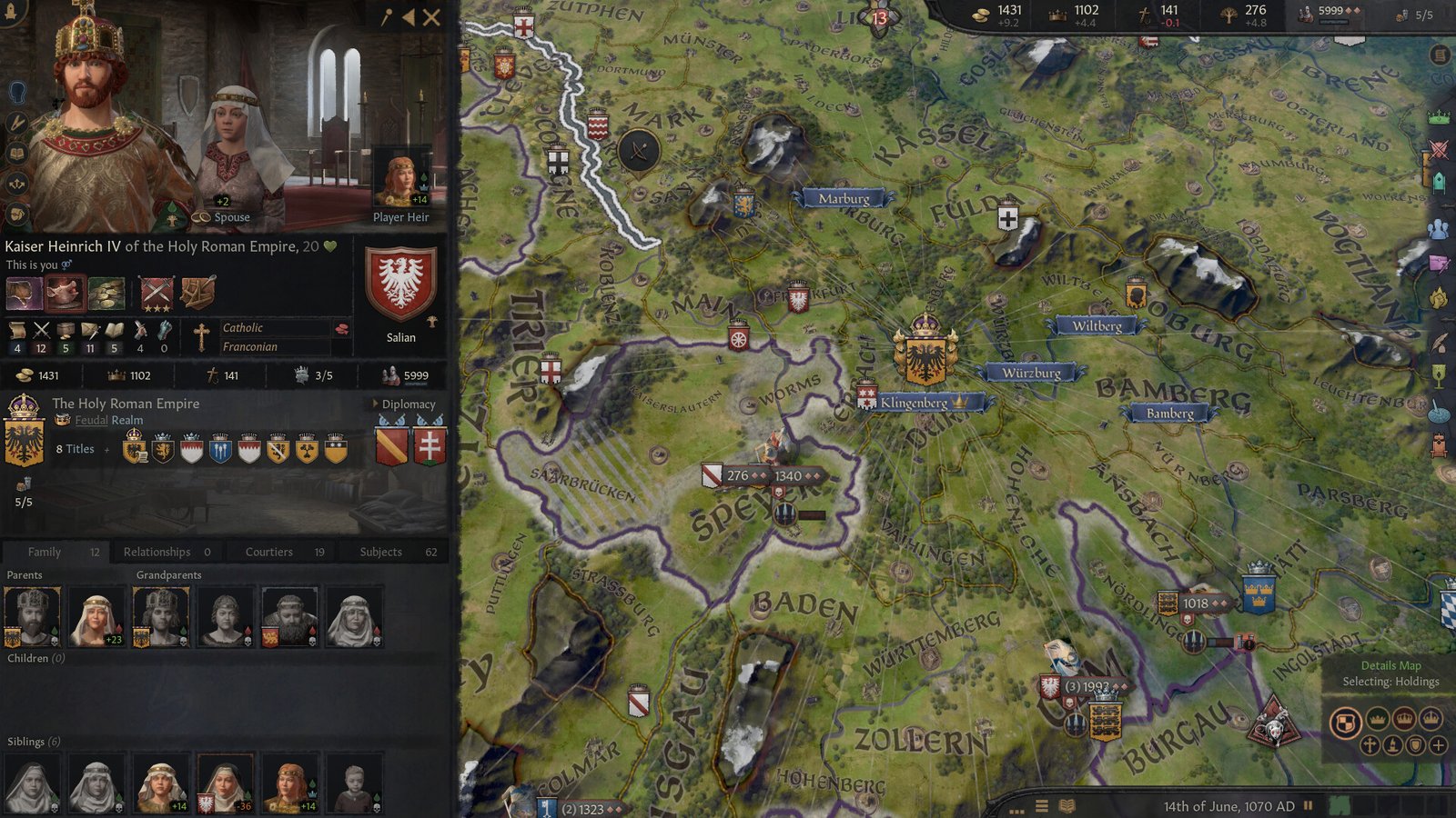 Game Strategi Perang Crusader Kings 3 Gameplay
