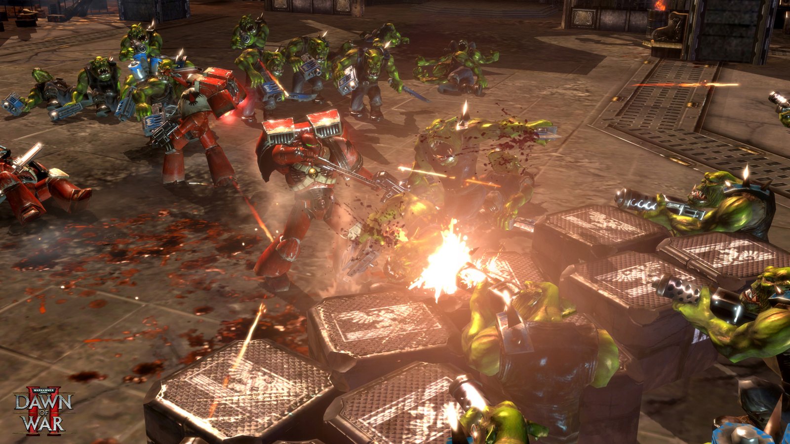 Game Strategi Perang Warhammer 40,000 Dawn of War II Gameplay