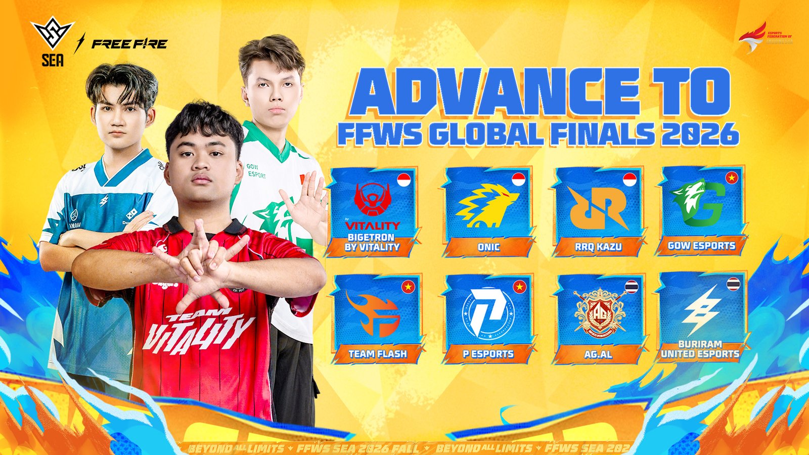 Tim Advance to FFWS Global FInals Bangkok 2026